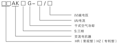 進、出線電抗器型號含義